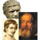 Lucrezio, G. Bruno, G. Galilei