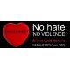 No hate No violence