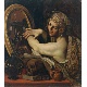 Strega di Angelo Caroselli (o Pseudo-Caroselli), Olio su tavola, cm. 80 × 72, Collezione privata, sec. XVII