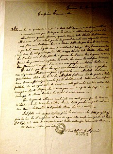 ingrandisce in nuova finestra l'immagine di lettera di G. Asproni a E. Celesia, Genova 8 gennaio 1847