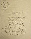 ingrandisce in nuova finestra l'immagine della lettera lettera di S. Canzio a E. Celesia 14 giugno 1883 (c. 1r)