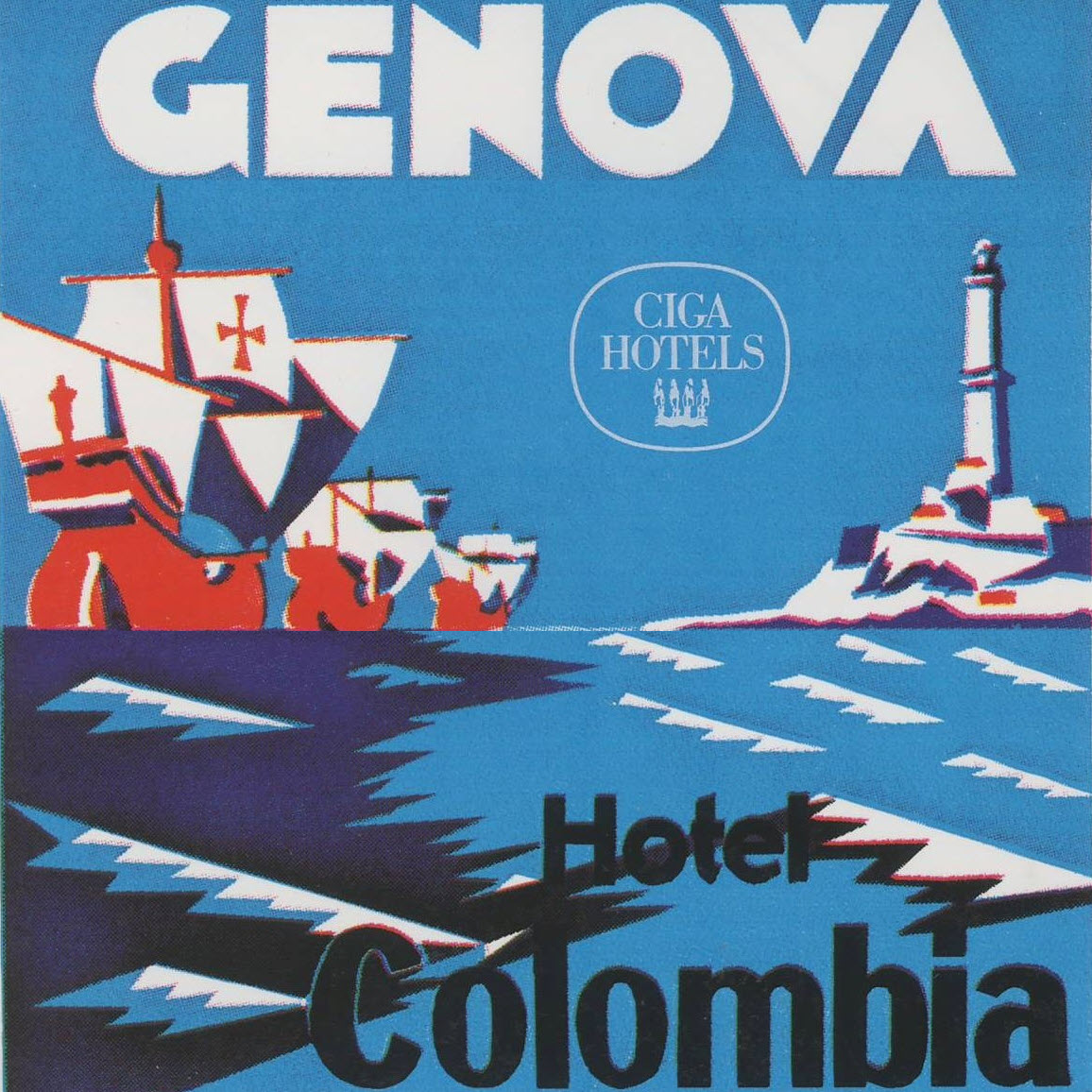 manifesto pubblicitario dell'hotel colombia1
