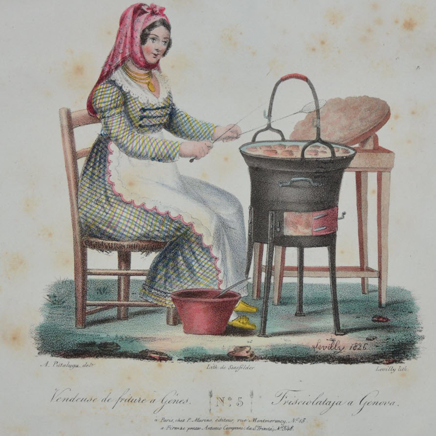 stampa della vendeuse tra le opere acquisite in antiquariato dalla biblioteca universitaria di genova