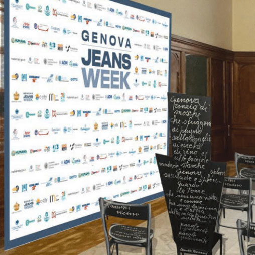 particolare della locandina di Genova Jeans