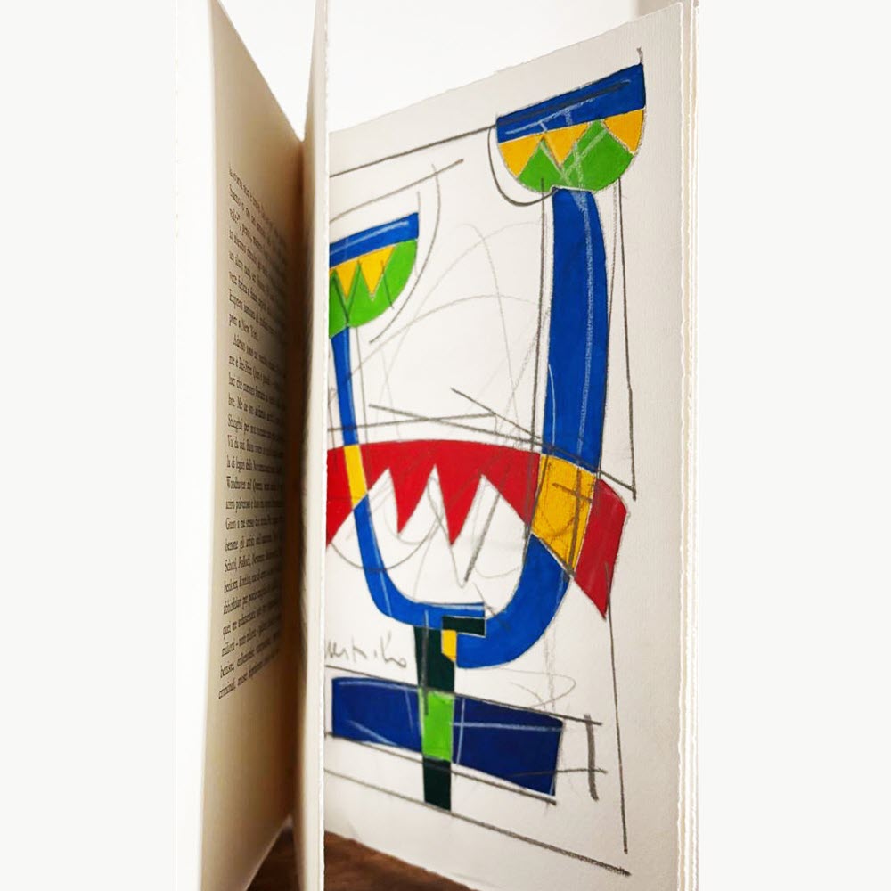 particolare della locandina dell'evento L’arte dei libri nei libri d’artista