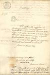 la richiesta di ammissione all'ordine degli avvocati di Emanuele Celesia conservata alla Biblioteca univeristaria di Genova