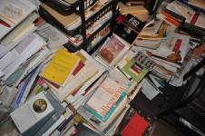 Libreria del poeta Edoardo Sanguineti nella sua casa