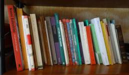 Libreria del poeta Edoardo Sanguineti nella sua casa