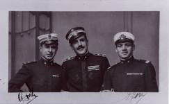 Luigi Rizzo e Armando Gori a destra, Giuseppe Aonzom a sinistra