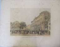 STAMPE I.34  Ferdinando Perrin Lito  C. Perrin Editore Torino  Litografia C. Perrin  Arrivo dell'Imperatore Napoleone III in Alessandria