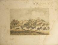 STAMPE I.38  Ferdinando Perrin Lito  C. Perrin Editore Torino  Litografia C. Perrin  Carica dei cavalleggeri piemontesi a Genestrello