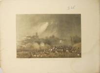 STAMPE I.46  Ferdinando Perrin Lit.  C. Perrin Editore Torino  Litografia C. Perrin  Battaglia di Solferino - Attacco di Caveriana dai Francesi