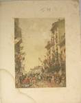 STAMPE I.51  Ferdinando Perrin Lito  Torino l'Editore C. Perrin  Litografia Perrin Torino  Ingresso di Vittorio Emanuele a Brescia