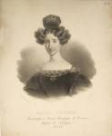 STAMPE II.10  F. Gonin dis.  Cav. Ferd. Cavalleri dip. dal vero  Maria Teresa, Arciduchessa d'Austria, Principessa di  Toscana, Regina di Sardegna  1831