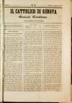 Il cattolico di Genova, a. 1, n. 3 (11 agosto 1849)