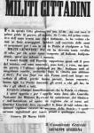 Avezzana, Giuseppe [Proclama ai genovesi per esortarli ad arruolarsi]. Genova, 26 marzo 1849. FO.VOL. LIG. 88