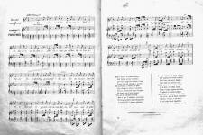 CANESSA, Tommaso  Lo spirito italiano. Inno popolare di Giuseppe Petriccioli posto in musica dal M.o... Genova, Lit. e calc. Armanino, [1848?]. - [3] p. 34 cm. 2.T.IV.1 (3)