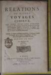 Melchisedech Thevenot Relations de diuers voyages curieux